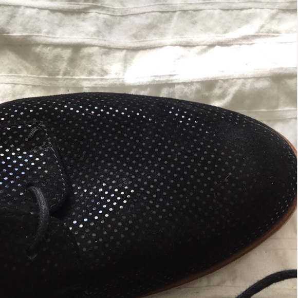 Paul Green Finley Oxfords in a shimmer black - Picture 7 of 8